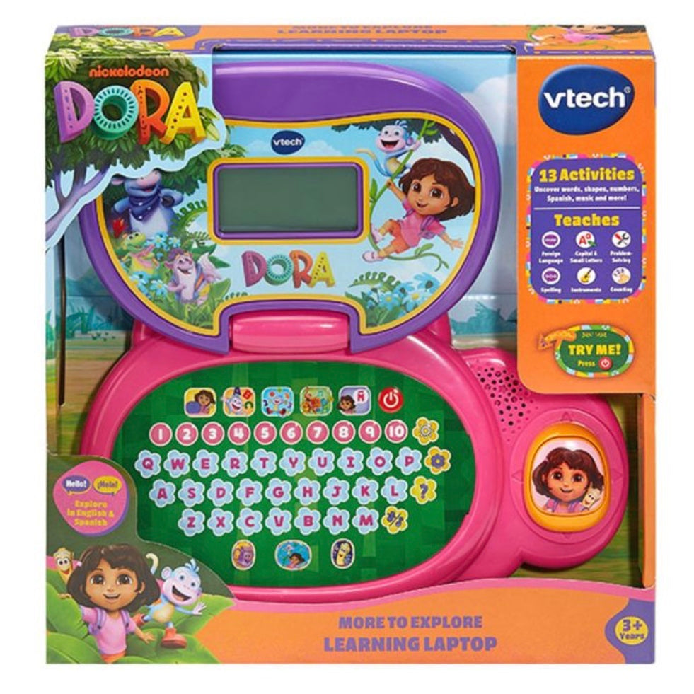VTECH DORA MORE TO EXPLORE LEARN LAPTOP