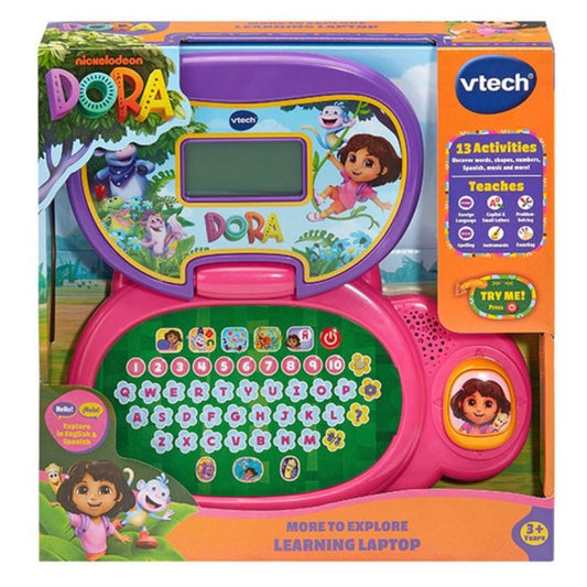 VTECH DORA MORE TO EXPLORE LEARN LAPTOP