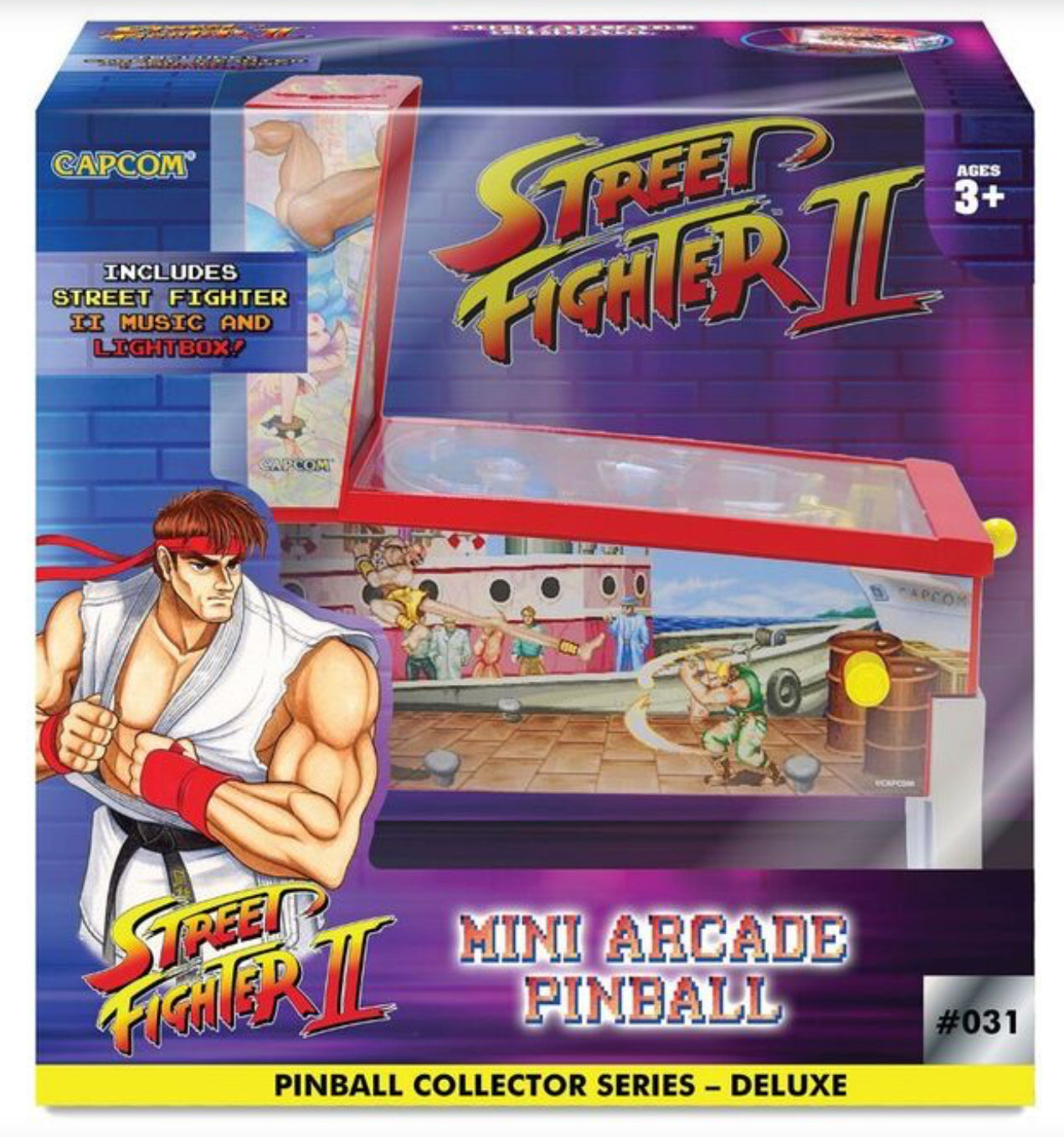 GAME MINI ARCADE PINBALL STREET FIGHTER