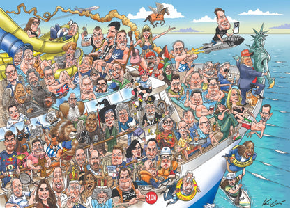 PUZZLE 1000PC MARK KNIGHTS CELEBRITY ZOO