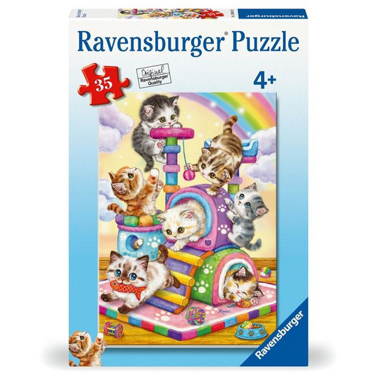 PUZZLE 35PC PLAYFUL FUR BABIES