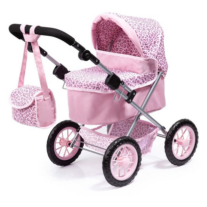 BAYER DOLL PRAM TRENDY LEOPARD PRINT