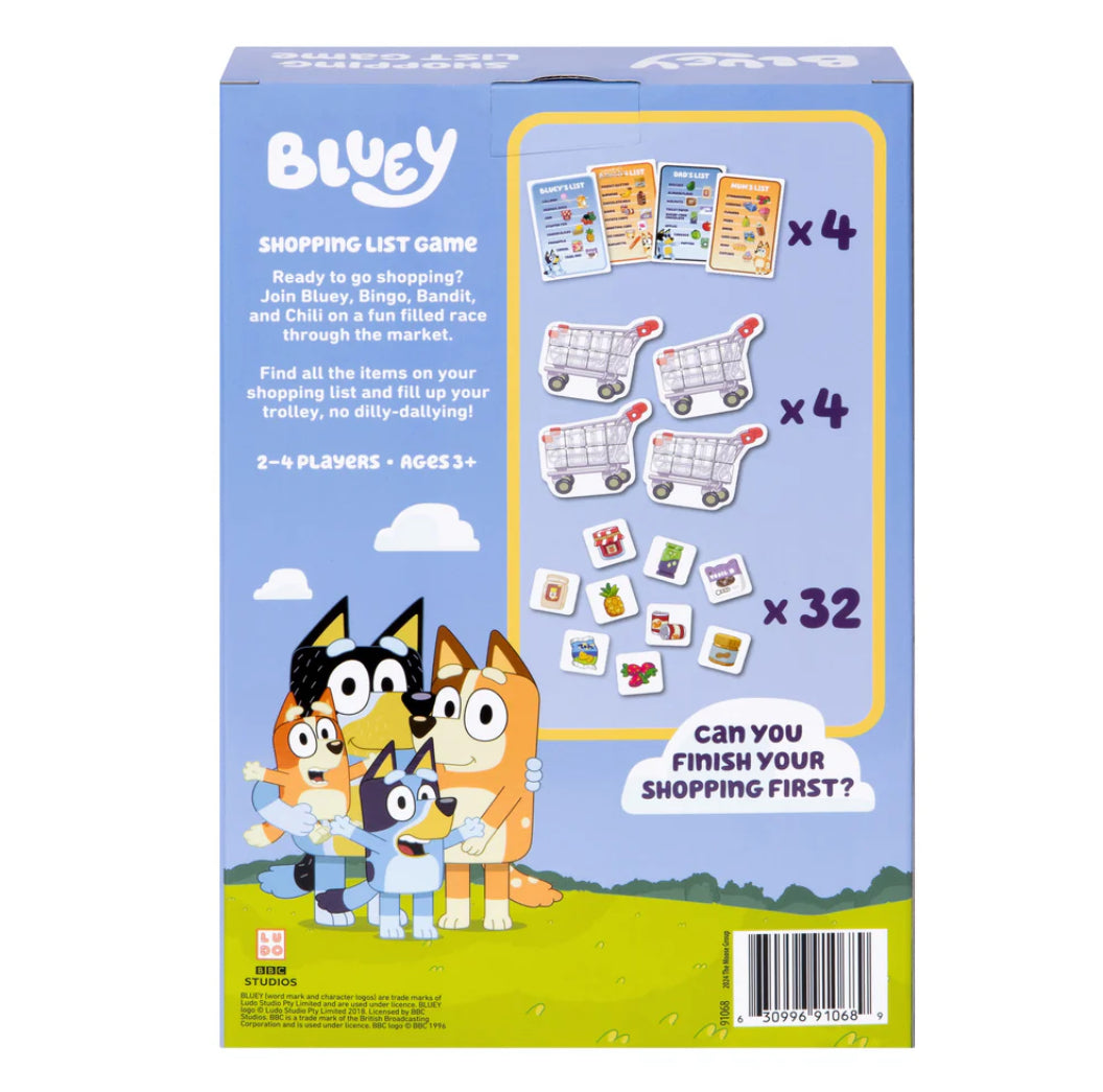 GAME BLUEY SHOPPING LIST