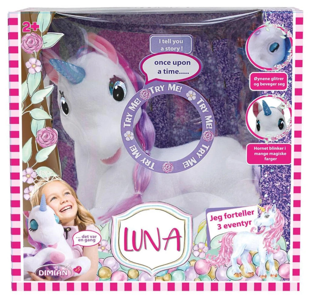BAMBOLINA PLUSH UNICORN LUNA FAIRY TALES