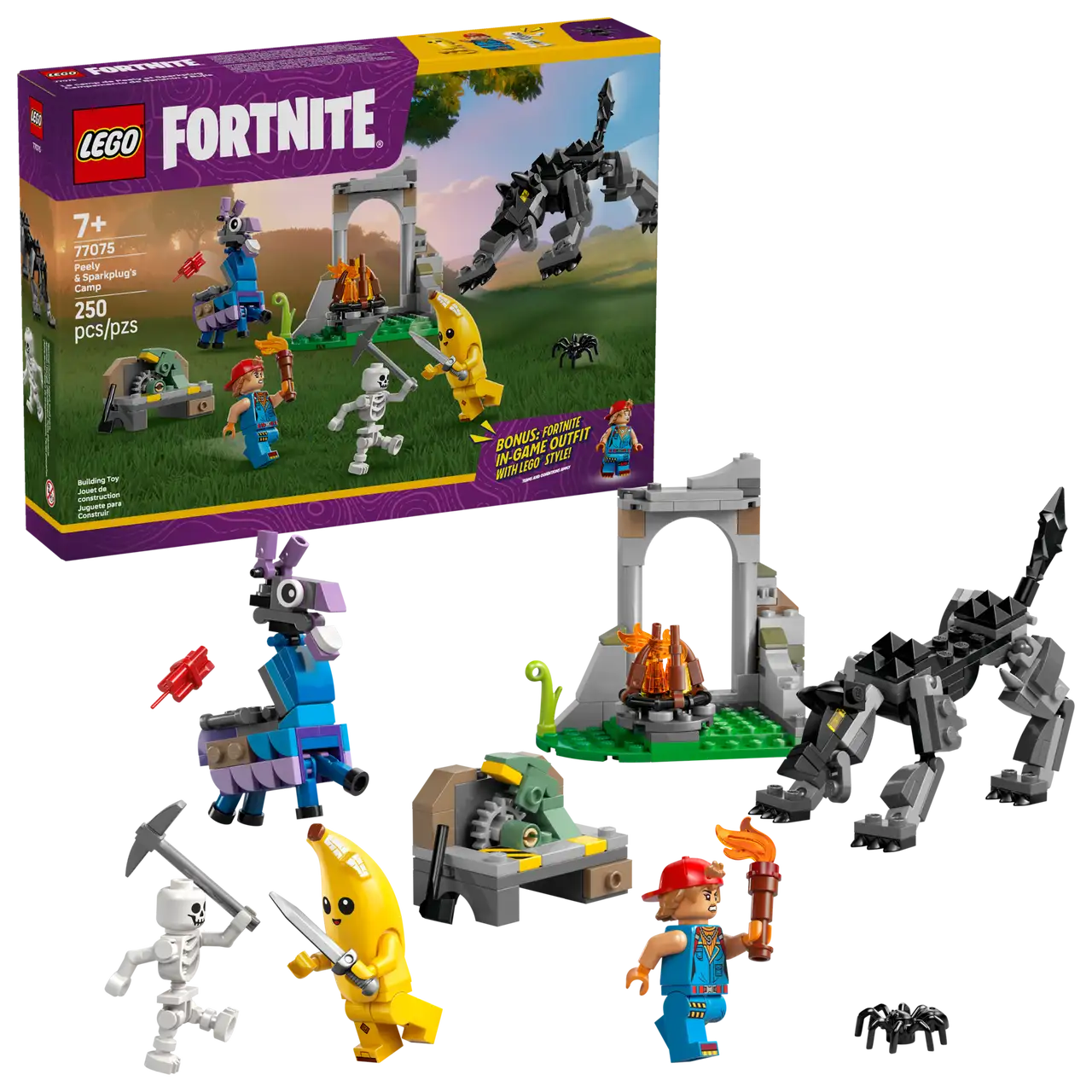 LEGO 77075 FORTNITE PEELY & SPARKPLUG CA