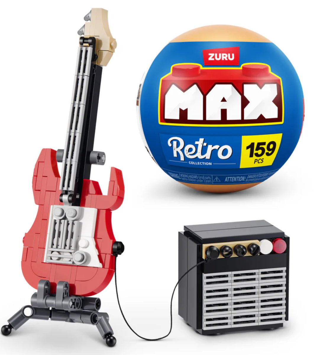 ZURU MAX PREMIUM RETRO S2 GUITAR & AMP