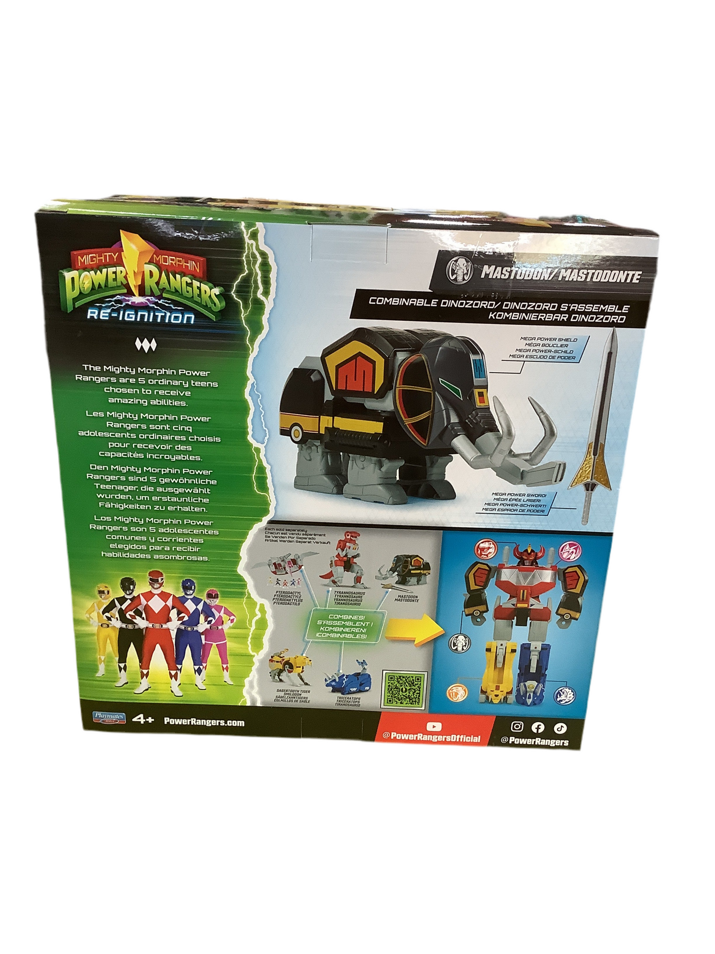 POWER RANGERS DINOZORD DLX MASTODON