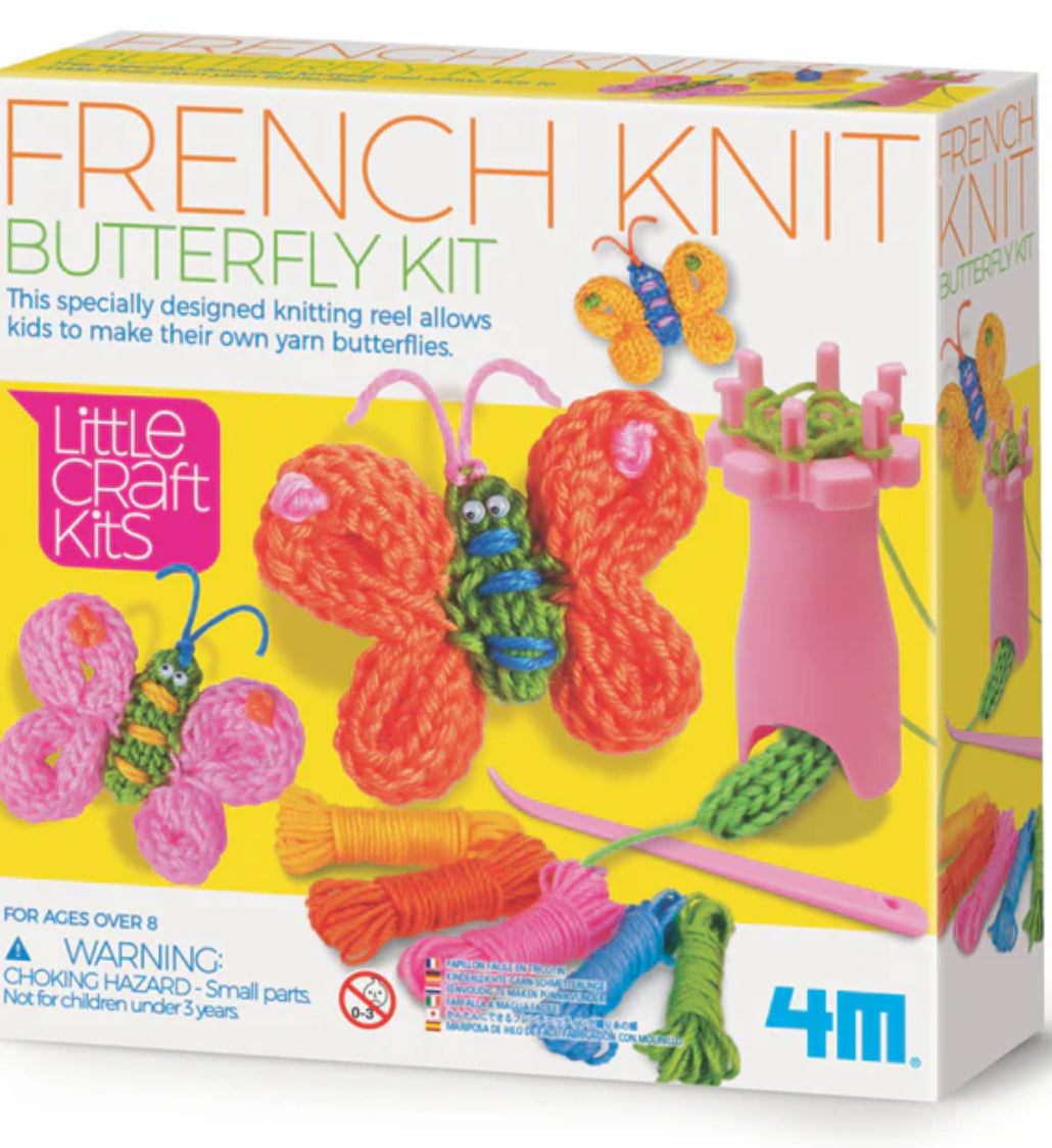 LITTLE CRAFT SPOOL KNIT BUTTERFLIES KIT