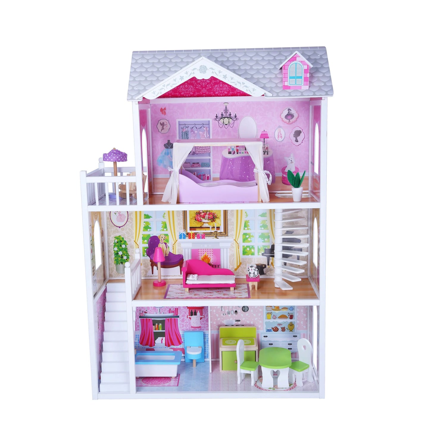 ARIA'S WOODEN DOLL HOUSE