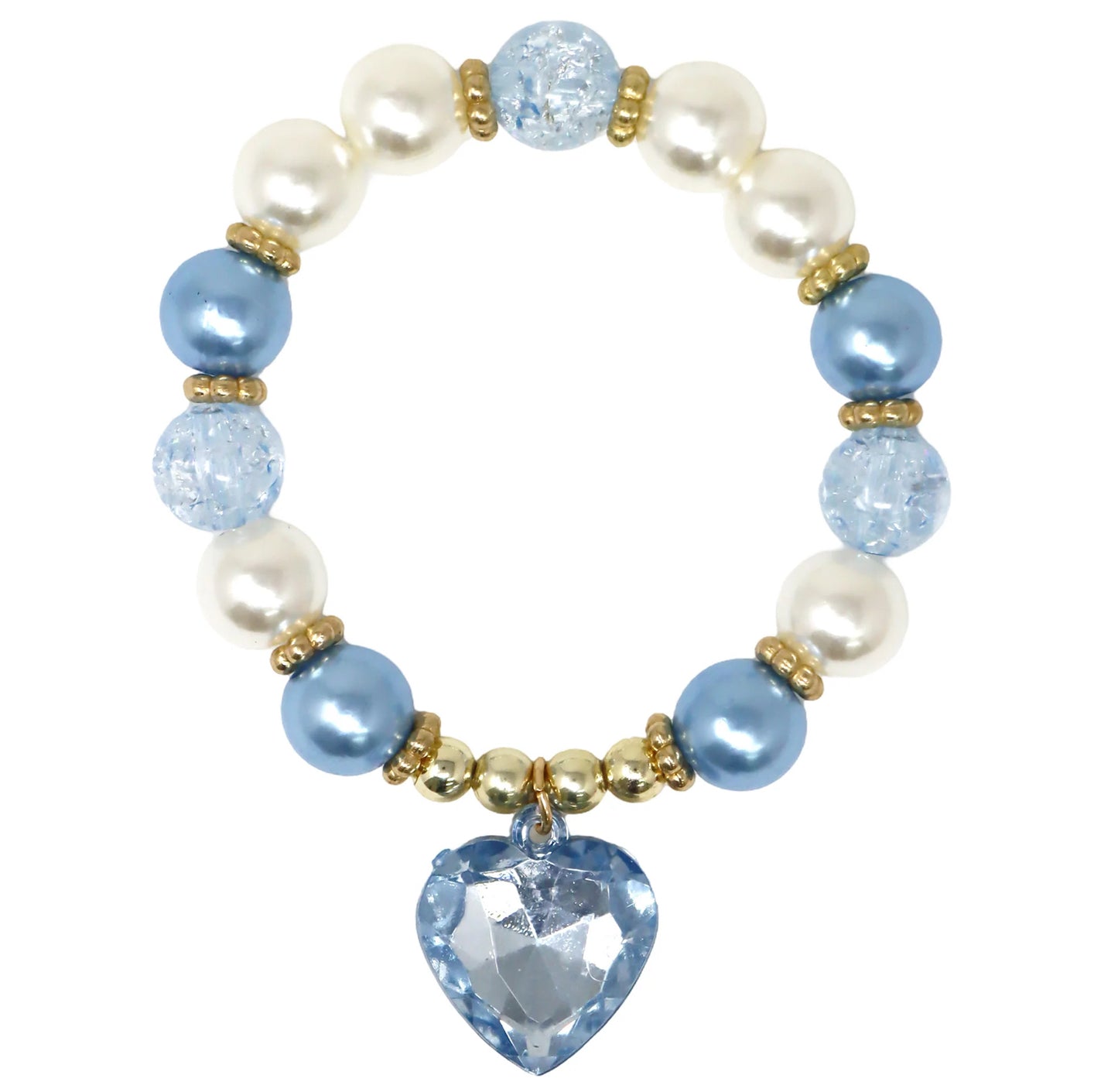 P/POP DANCE PEARL HEART NECKLACE SET