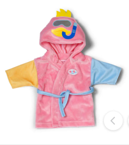 BB BABY BORN BATHROBE 43CM