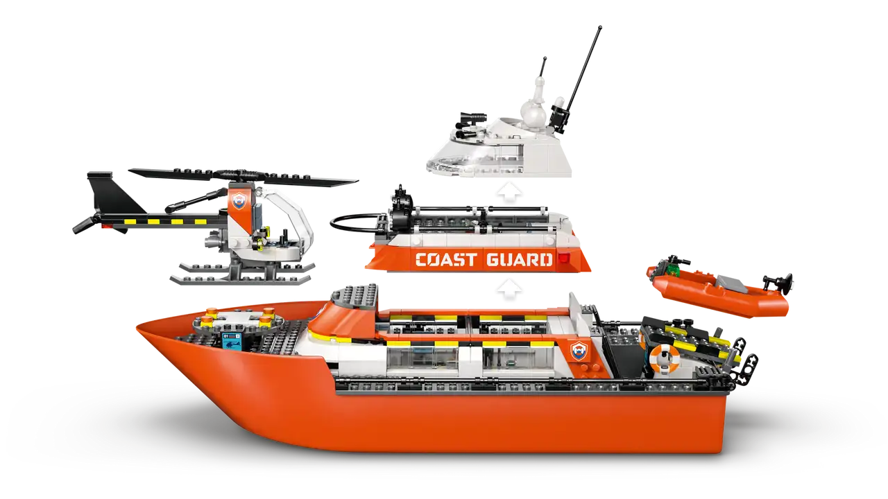 LEGO 60504 CITY COAST GUARD BOAT & HELIC