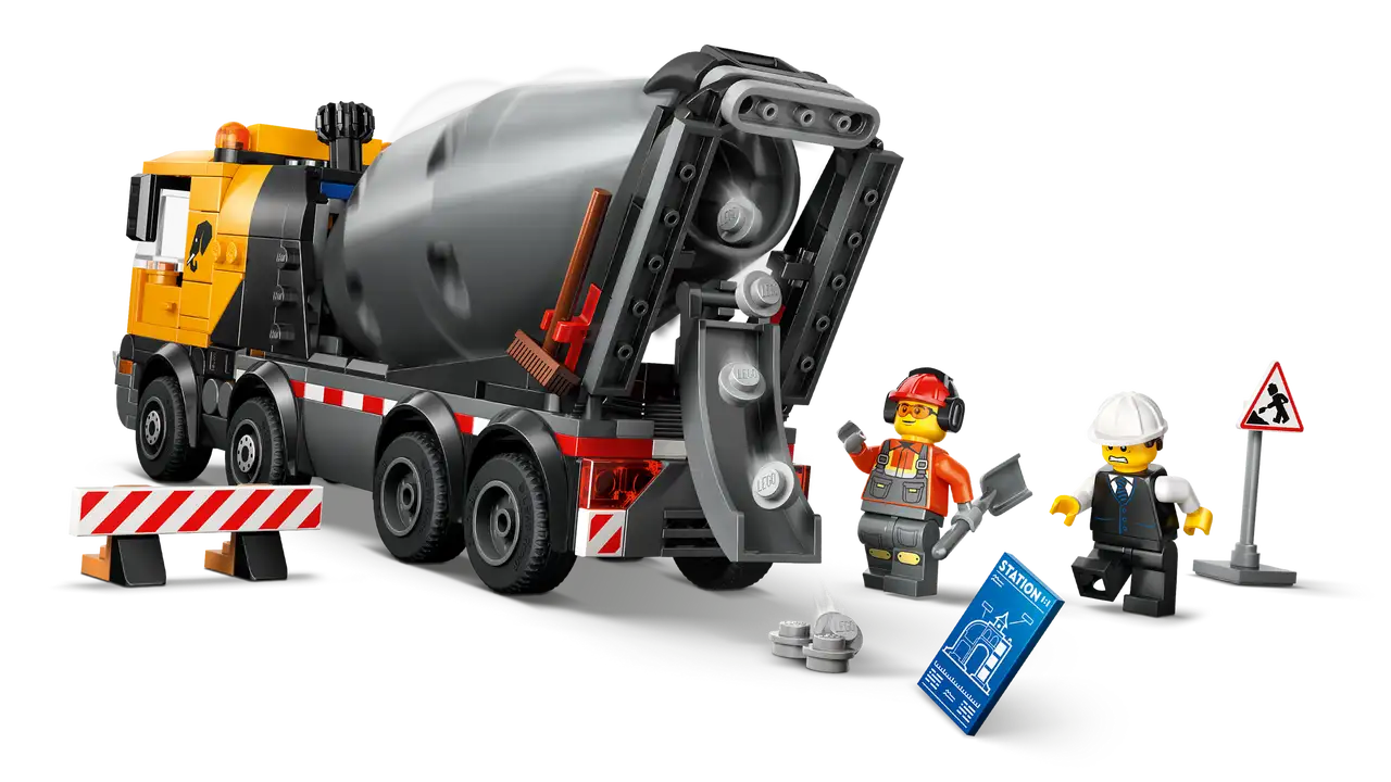 LEGO 60478 CITY CEMENT MIXER