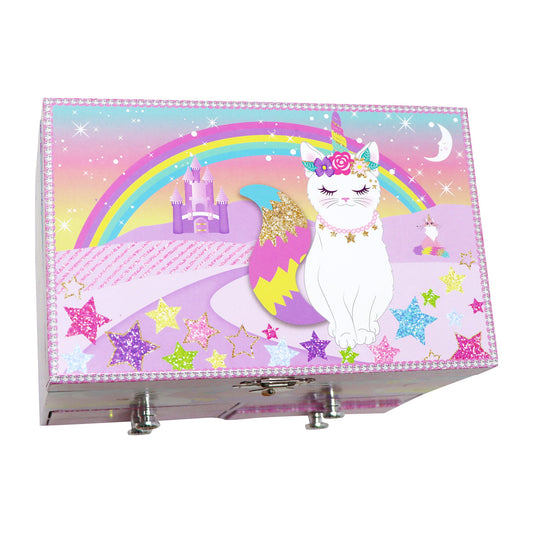 P/POP CATICORN DREAMS JEWELLERY BOX MED