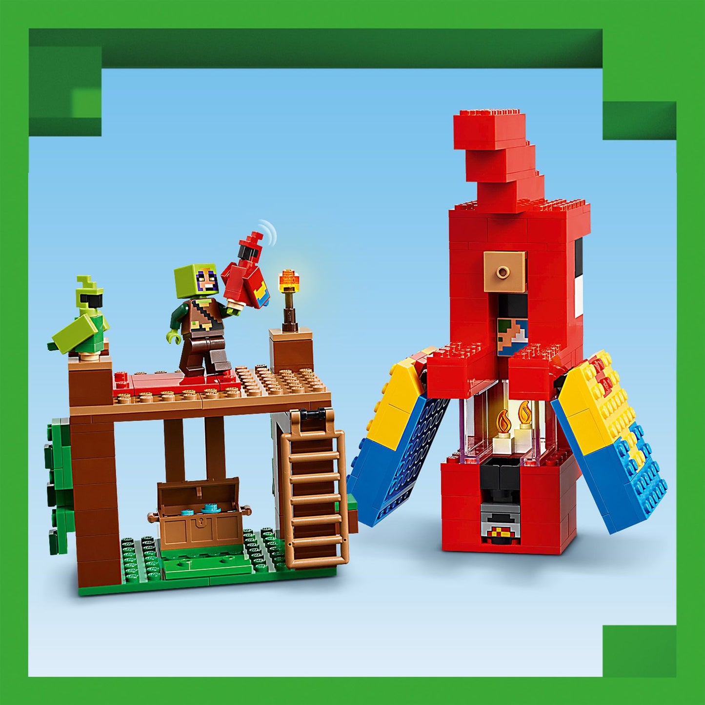 LEGO 21282 MINECRAFT THE PARROT HOUSE