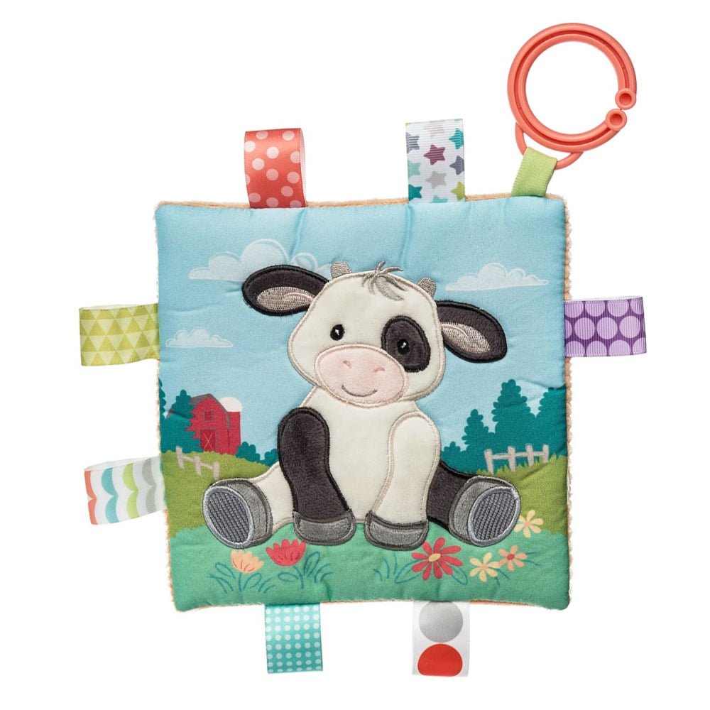 PLUSH MARY MEYER TAGGIES COW CRINKLE ME