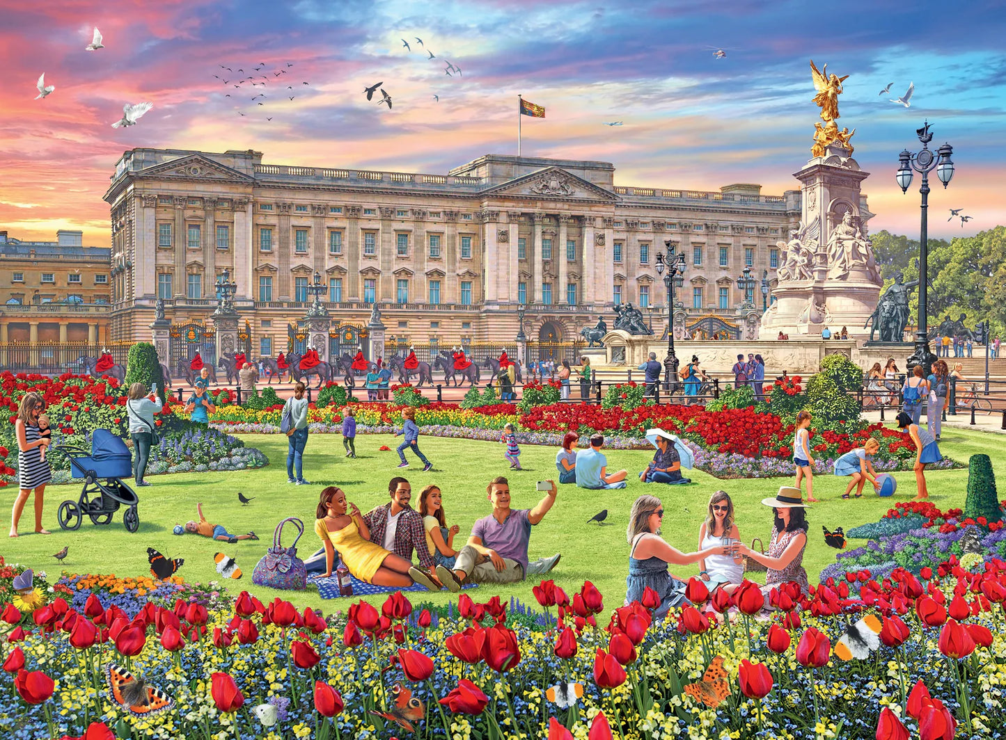PUZZLE 4X500PC ROYAL RESIDENCES