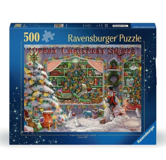 PUZZLE 500PC THE CHRISTMAS SHOP