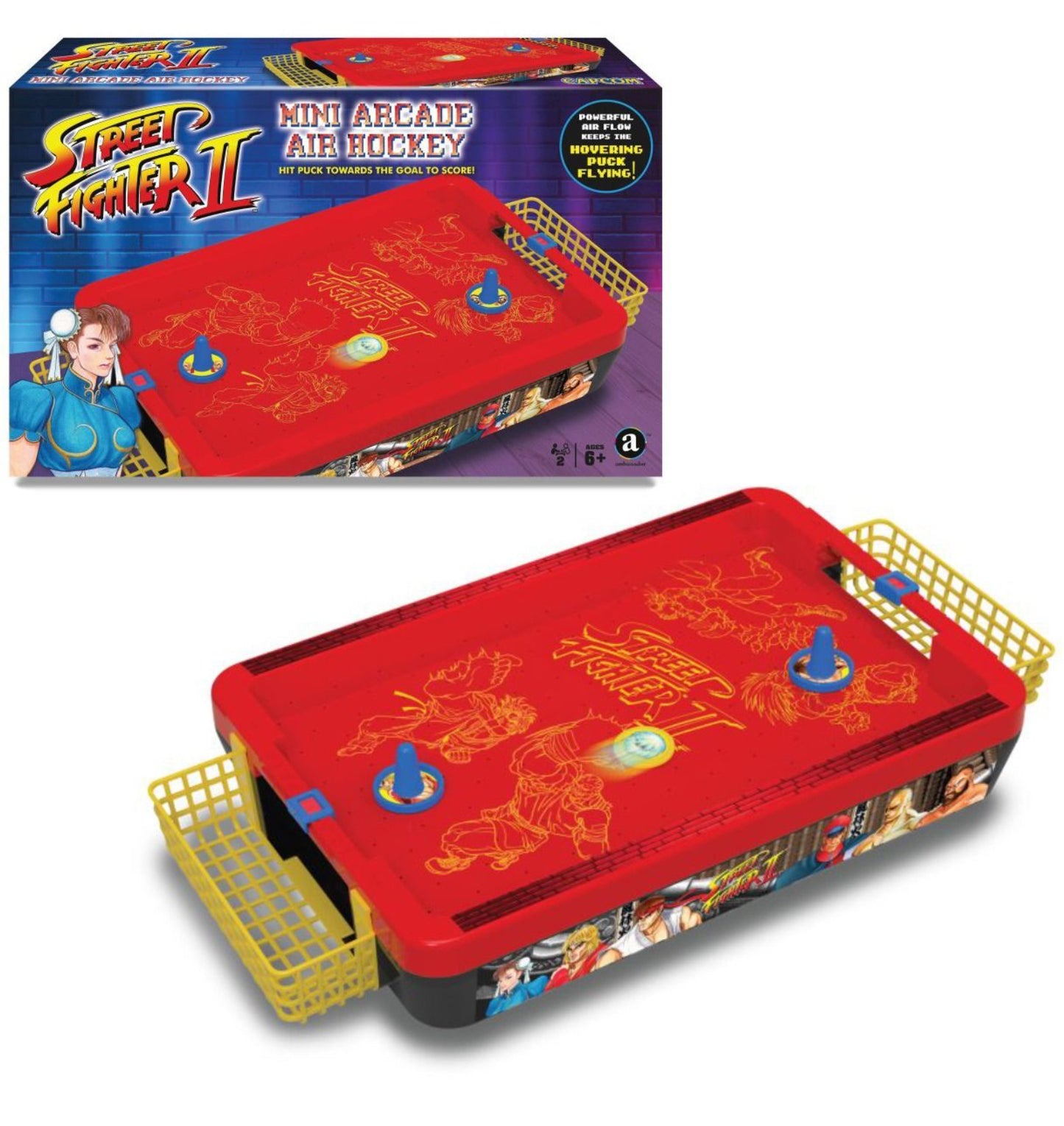 GAME ARCADE MINI AIR HOCKEY STREET FIGHT