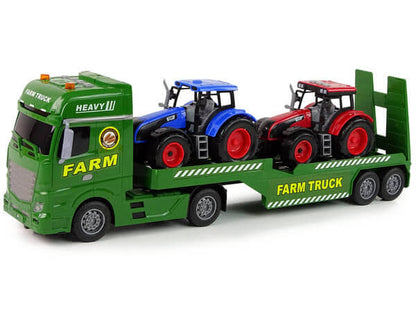 FARM SEMI-TRAILER AND TRACTORS