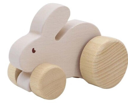 WOODEN ANIMAL CAR