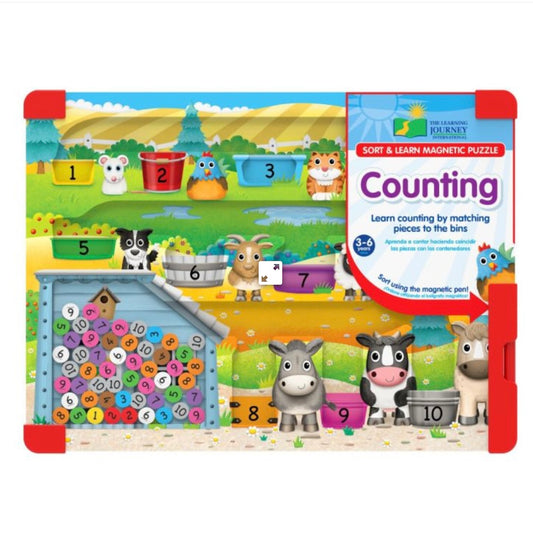 PUZZLE SORT & LEARN MAGNETIC COUNTING