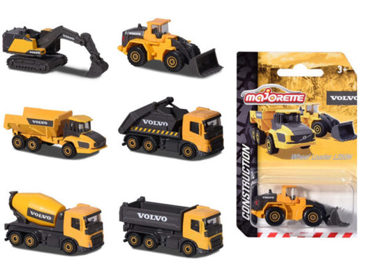 MAJORETTE VOLVO CONSTRUCTION AST NEW