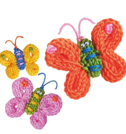 LITTLE CRAFT SPOOL KNIT BUTTERFLIES KIT