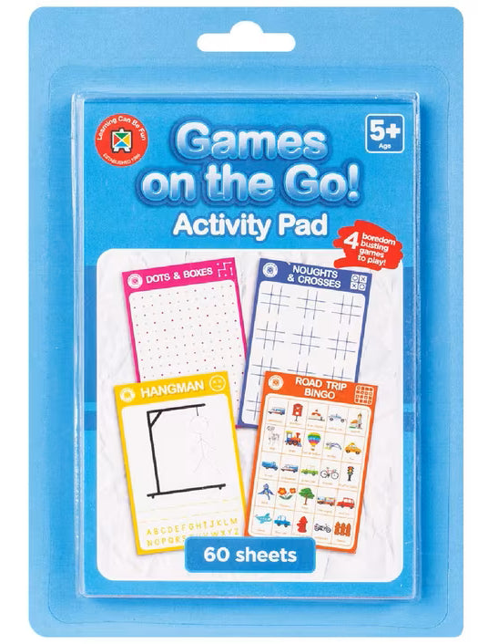 GAMES ON THE GO ACTIVITY PAD