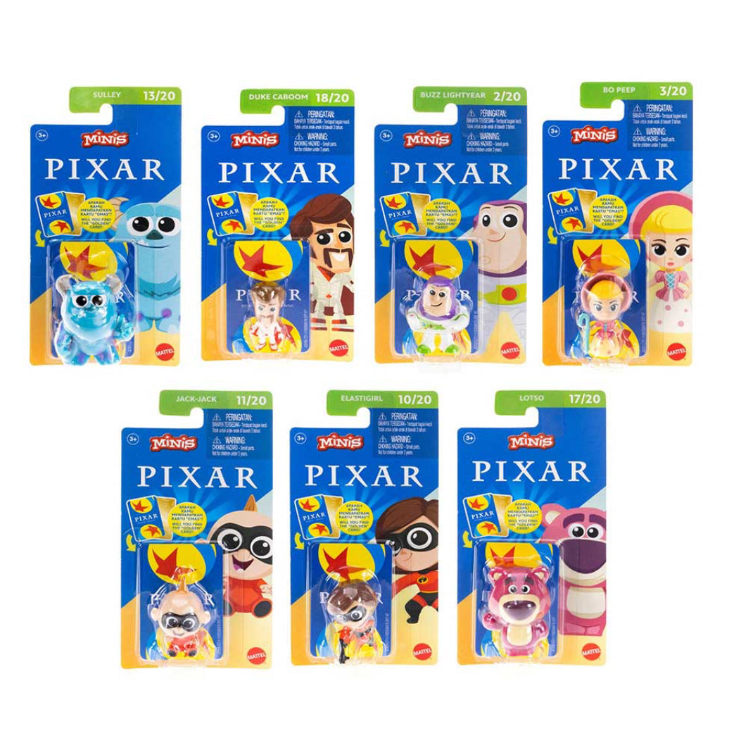 PIXAR & DISNEY MINIS FIGURES AST