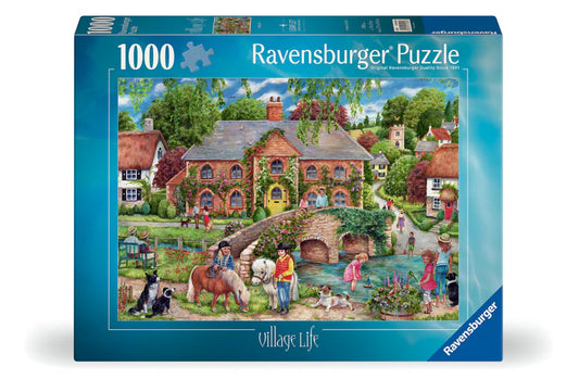 PUZZLE 1000PC VILLAGE LIFE