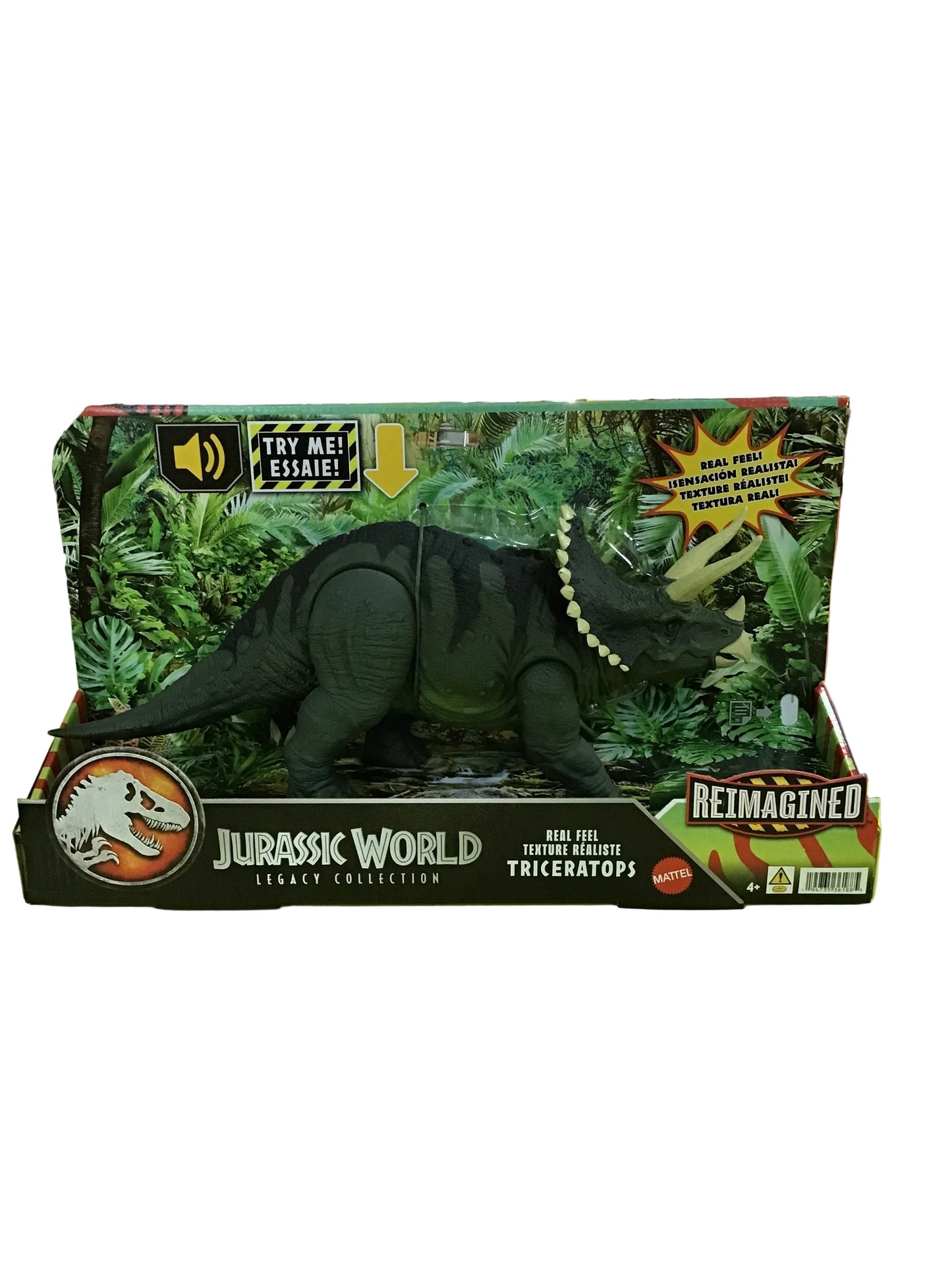 JW REAL FEEL TRICERATOPS