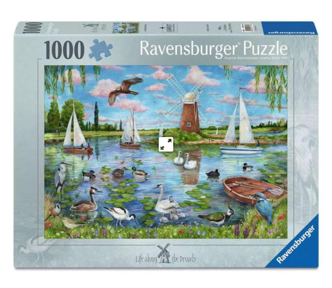 PUZZLE 1000PC LIFE ALONG THE BROADS
