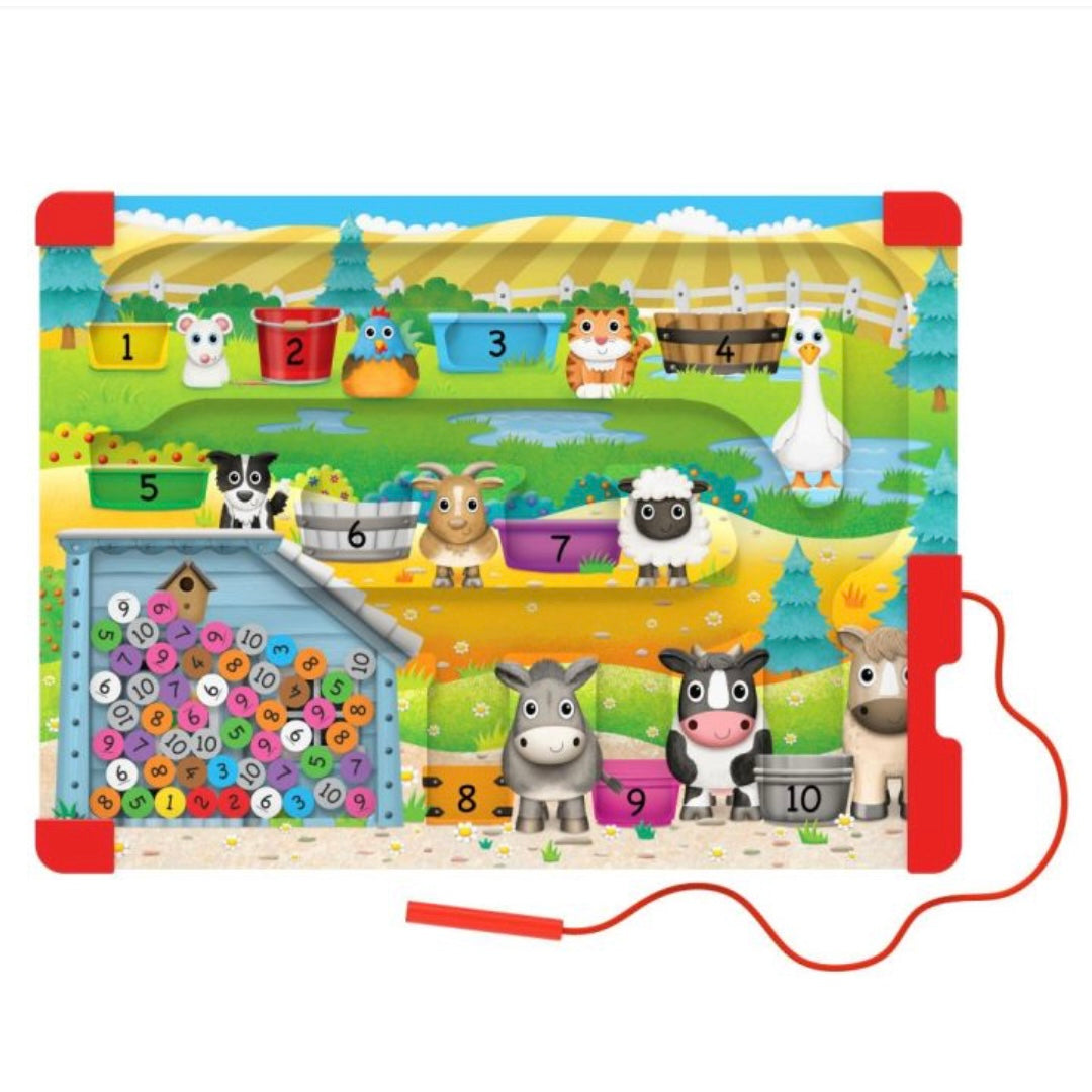 PUZZLE SORT & LEARN MAGNETIC COUNTING