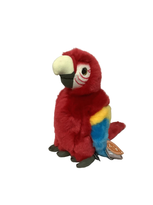 PLUSH LIVING NATURE RED MACAW 27CM