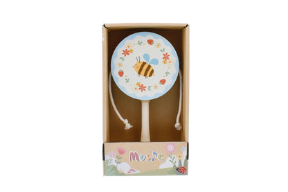 WOODEN SPRING INSECT TWIST DRUM