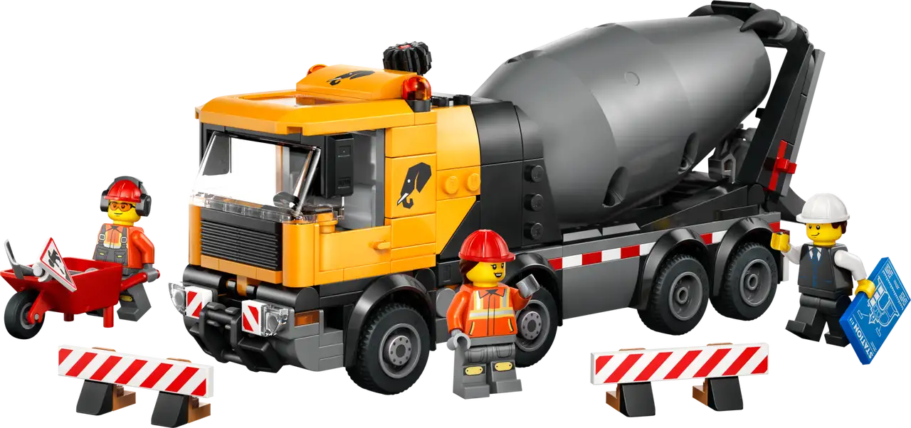 LEGO 60478 CITY CEMENT MIXER