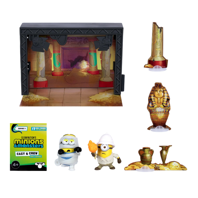 MINIONS 3 MINI FIG 2 PKT MUMMY TEMPLE
