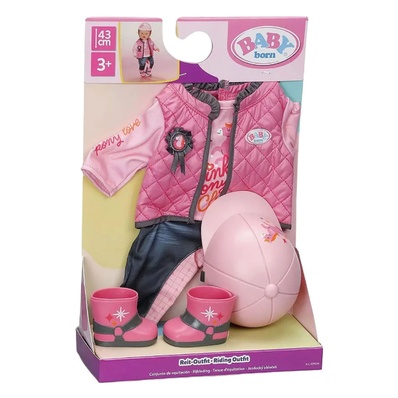 BABY BORN RIDING OUTFIT 43CM