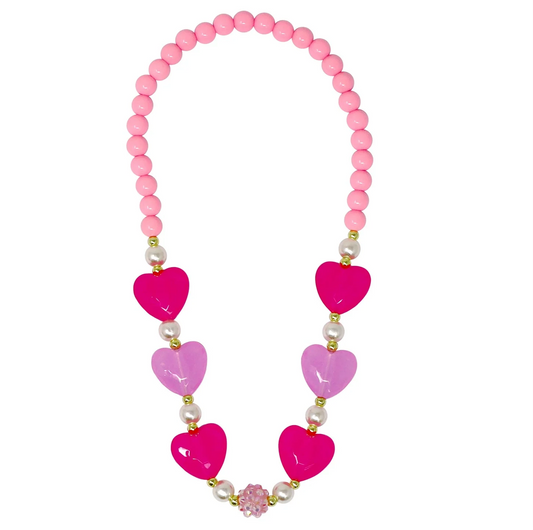 P/POP NCG164 BALLET HEART & PEAR NECKLAC