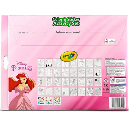 CRAYOLA CLR/STKR ACT SET PRINCESS