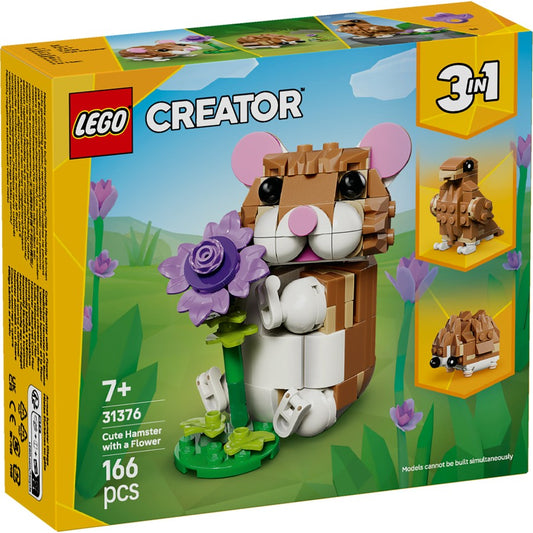 LEGO 31376 CREATOR HAMSTER W A FLOWER