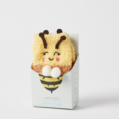 JIGGLE & GIGGLE GRIPPY ANIMAL SOCKS AST