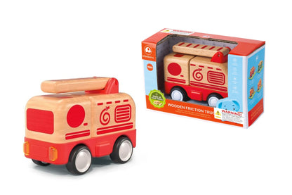 WOODEN FRICTION L&S FIRE TRUCK