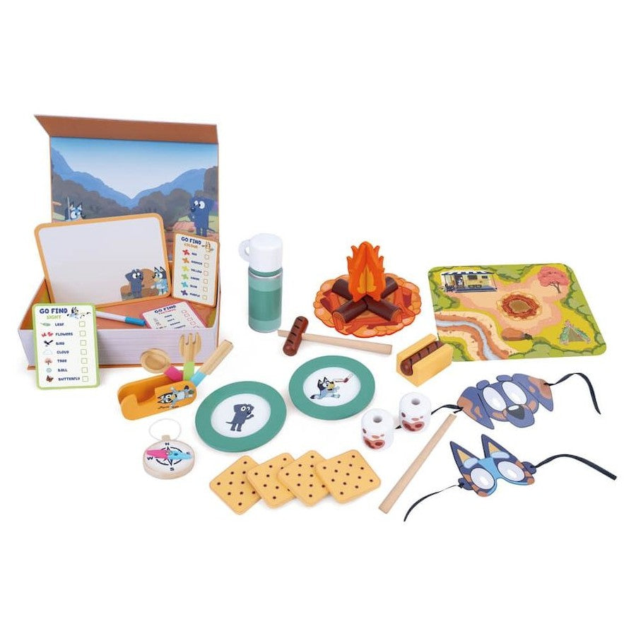 BLUEY ROLE PLAY BOOK CAMPING