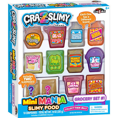 CRA-Z SLIMY MINI MANIA SLIMY TREATS SET