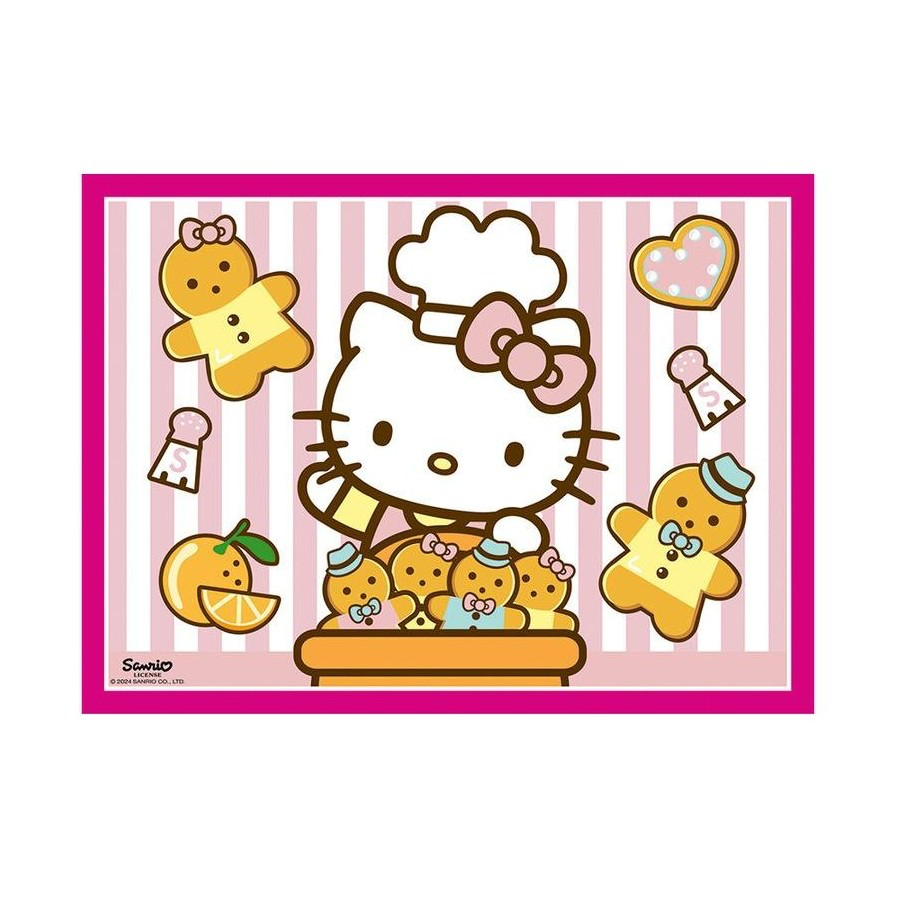 PUZZLE 4 IN A BOX HELLO KITTY