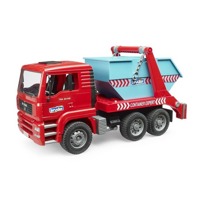 BRUDER COM MAN TGA SKIP CONTAINER TRUCK