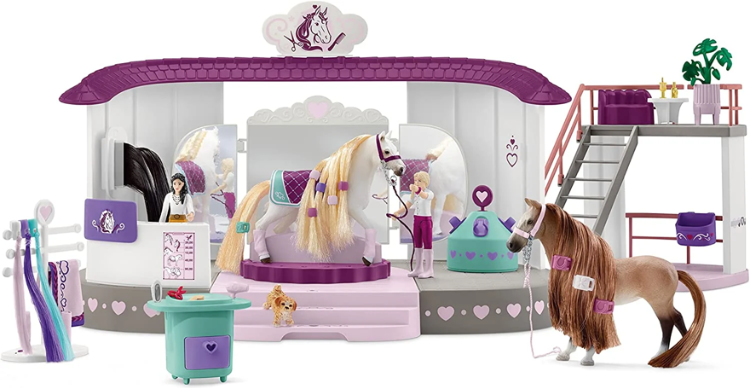 SCHLEICH 42588 HORSE BEAUTY SALON