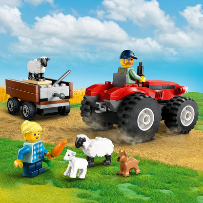 LEGO 60461 CITY RED FARM TRACTOR W SHEEP